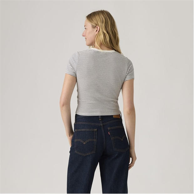 Annalise Green - Levis - Women's Essential Stripe Knitted T-Shirt