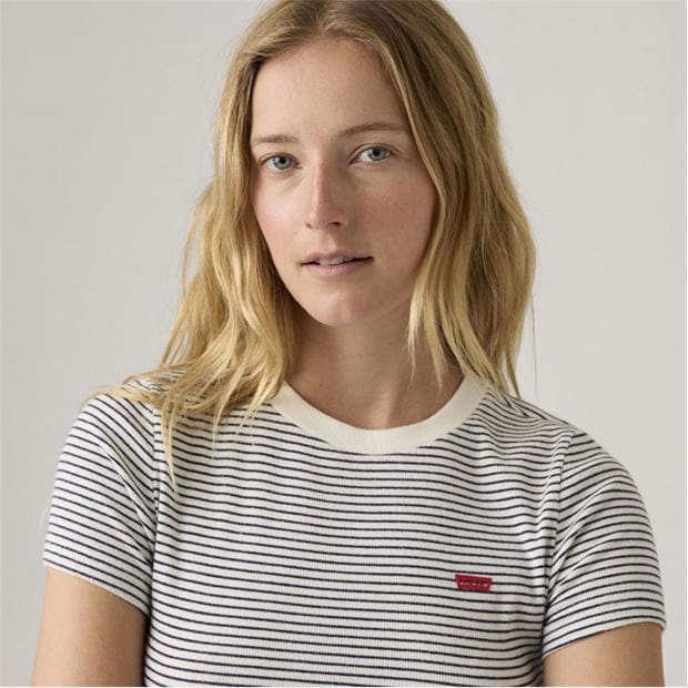 Annalise Green - Levis - Women's Essential Stripe Knitted T-Shirt