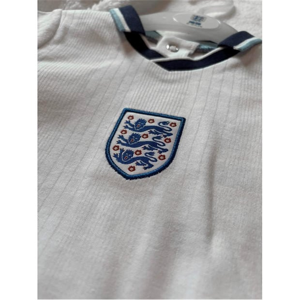 1996 Home - Team - Kids England 1996 Home Retro Onesie