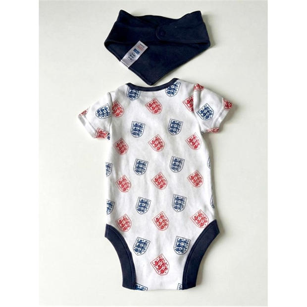 1996 Home - Team - Kids England 1996 Home Retro Onesie
