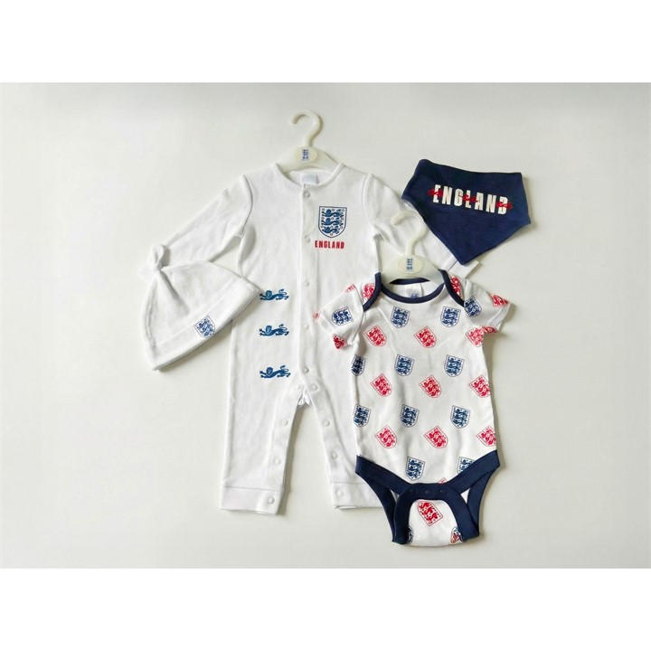 England   Kids  Kids'  Baby 4 Piece Set, Football by Team in Size 12 - 18 Months, Sports Direct