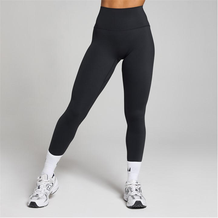 Myprotein Women's Black Tempo High Waist Training Leggings in Size 8, Sports Direct