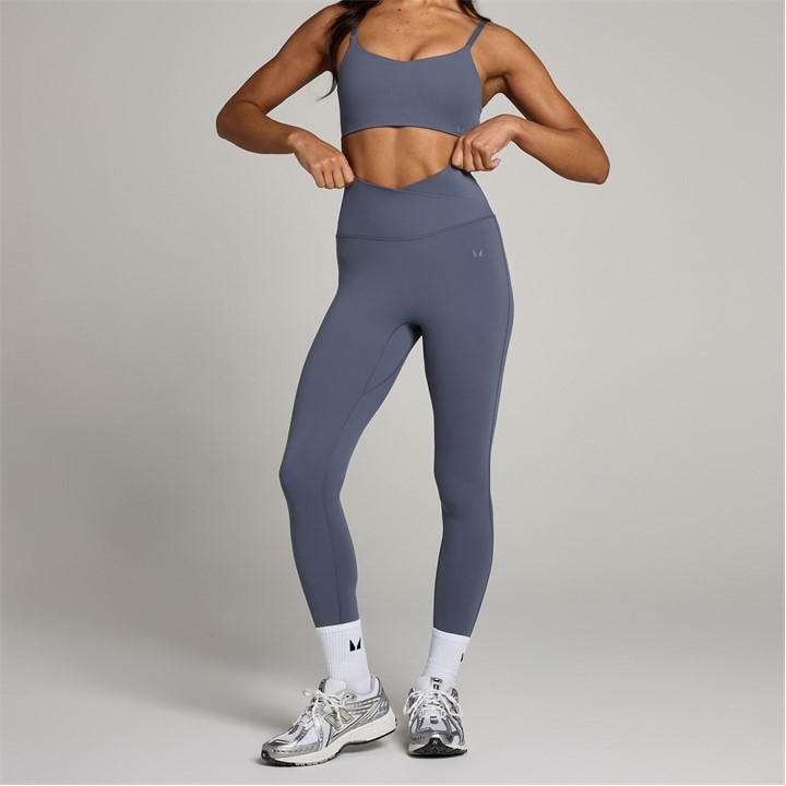 Myprotein Women's Blue Tempo Gym Leggings in Size 8, Sports Direct