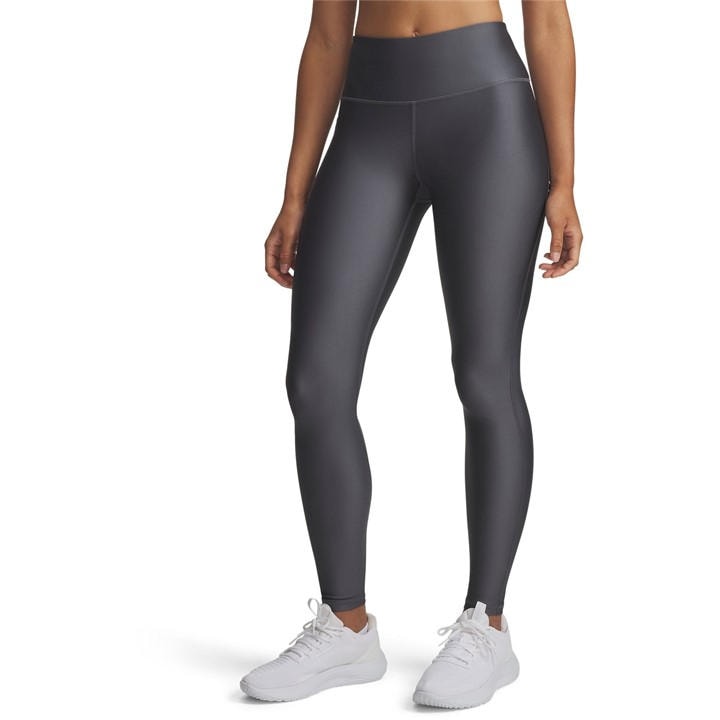Under Armour Women's Grey High-Rise Performance Gym Leggings in Size 12, Sports Direct
