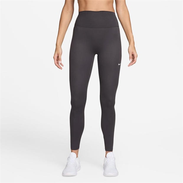 Thunder Grey - Nike - One Seamless Front High-Waisted Leggings Womens
