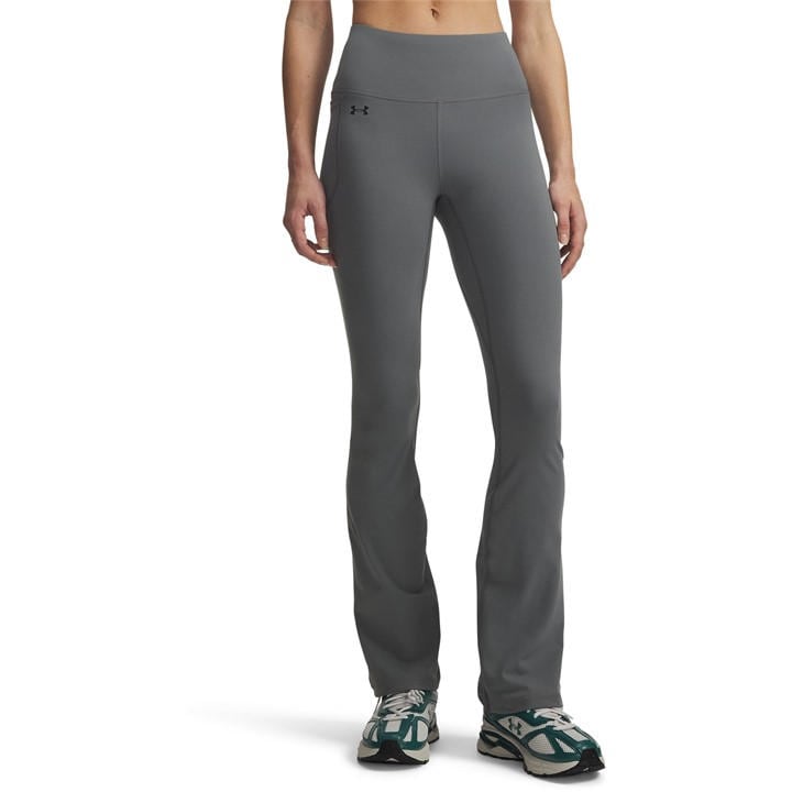 Under Armour Women's Green Motion Flare Black Performance Gym Leggings in Size 8, Sports Direct