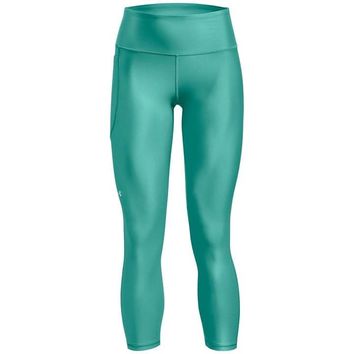 Under Armour Women's Green Tech No-Slip Waistband Ankle Leggings in Size 8, Sports Direct