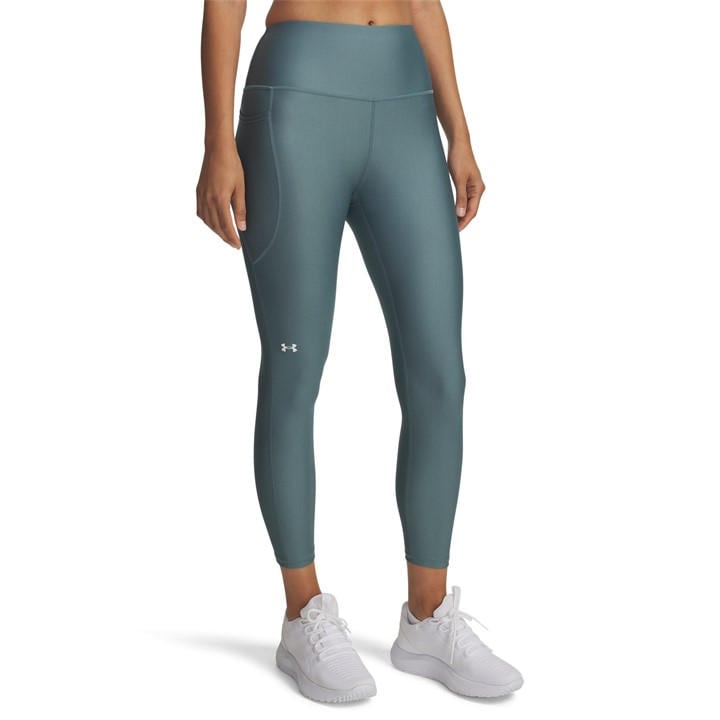 Under Armour Women's Blue Tech No-Slip Waistband Ankle Leggings in Size 12, Sports Direct