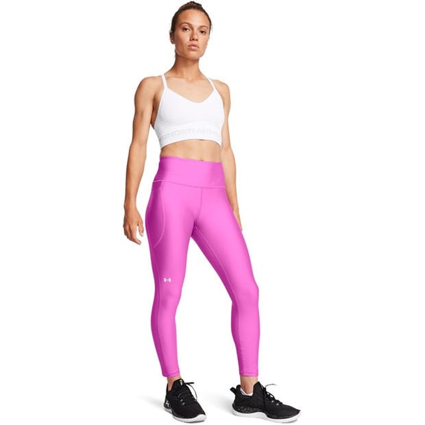 Purple - Under Armour - Tech No-Slip Waistband Ankle Leggings Womens
