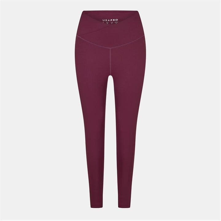 Usa Pro Women's Red Wrap Legging in Size 10, Sports Direct