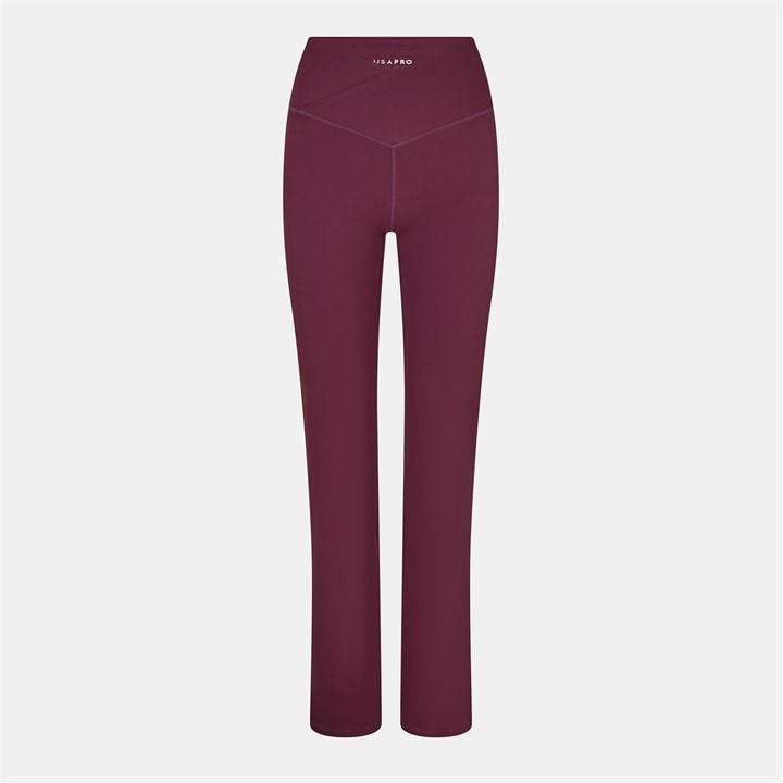 Usa Pro Women's Brown Wrap Flare Leg in Size 14, Sports Direct