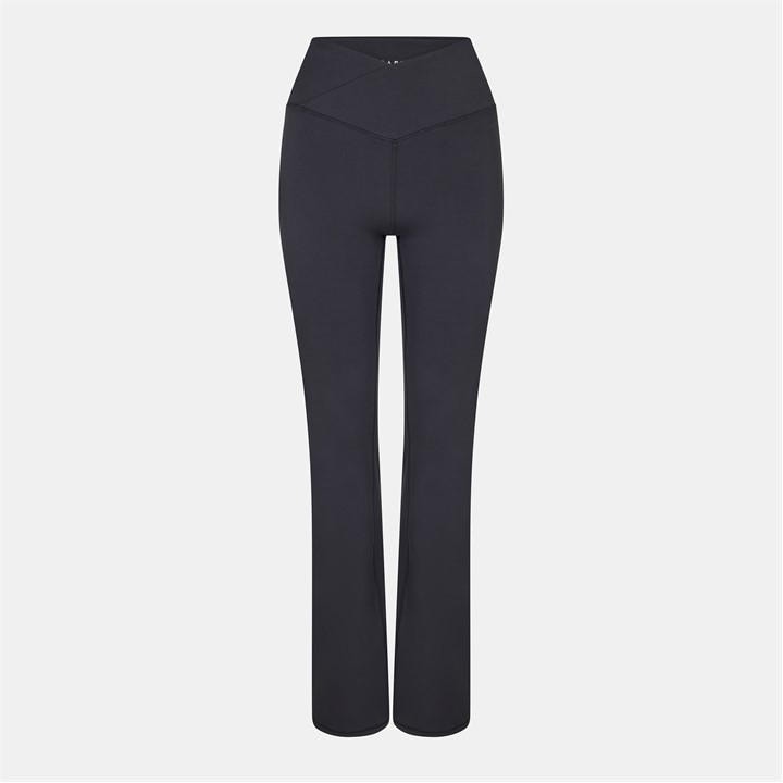 Usa Pro Women's Black Wrap Flare Leg in Size 14, Sports Direct