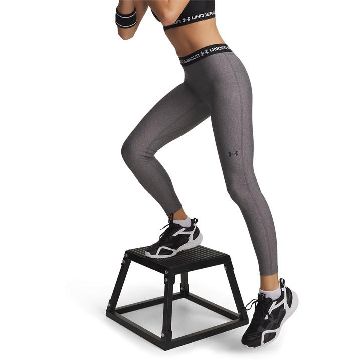 Under Armour Women's Grey Ua Heatgear Legging Ld63
