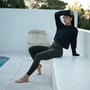 KHAKI - Bahe - Dinamica High-Rise 7/8 Legging