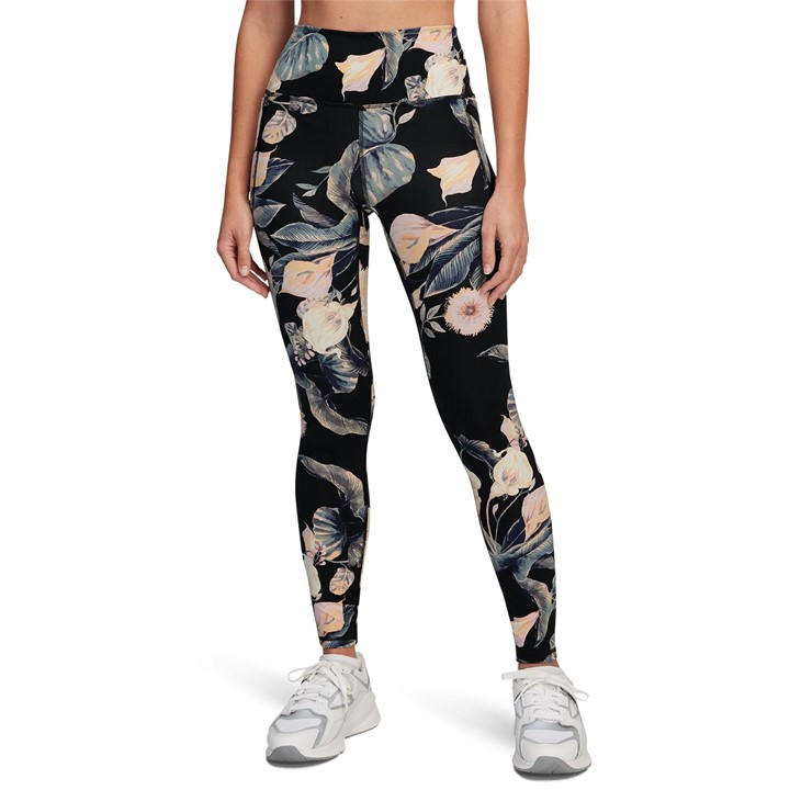 Under Armour Women's Black Meridian Print Gym Leggings in Size 10, Sports Direct