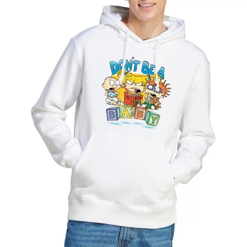 Nickelodeon - Rugrats DonT Be A Baby Blocks Hoddie White