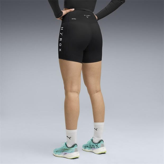 Black - Puma - Women's Hyrox Short Performance Tights