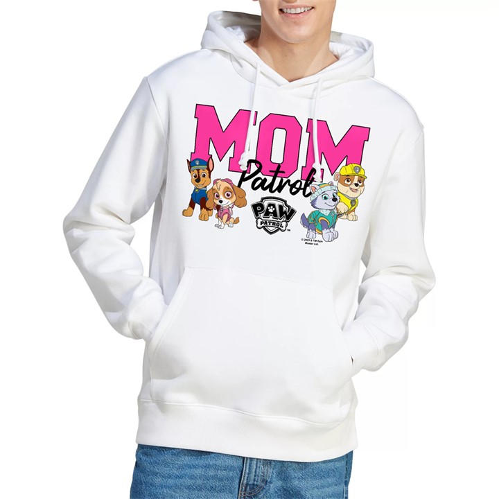 Paw Patrol Men's White Mothers Day Mom Patrol  Hoodie in Size M, Sports Direct