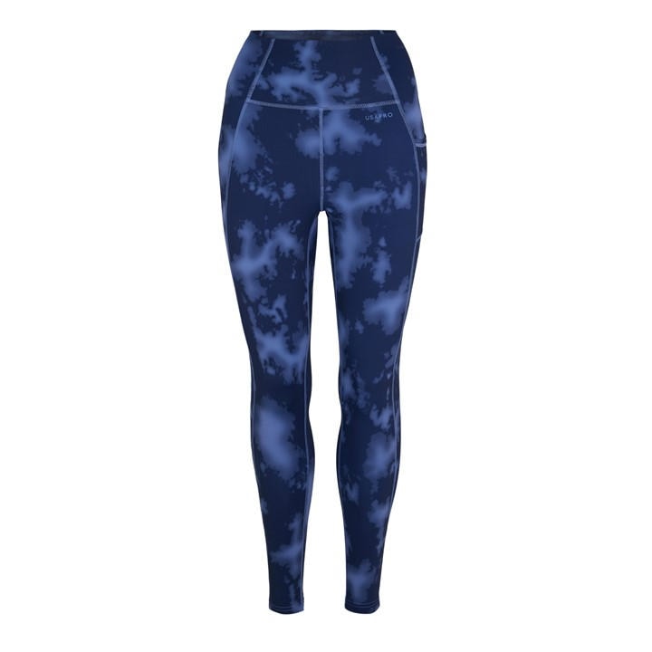 Usa Pro Women's Blue Usapro Core High Rise Leggings in Size 12, Sports Direct