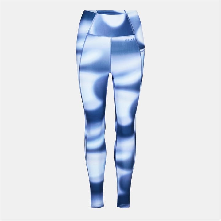 Usa Pro Women's Blue Usapro Core High Rise Leggings in Size 8, Sports Direct