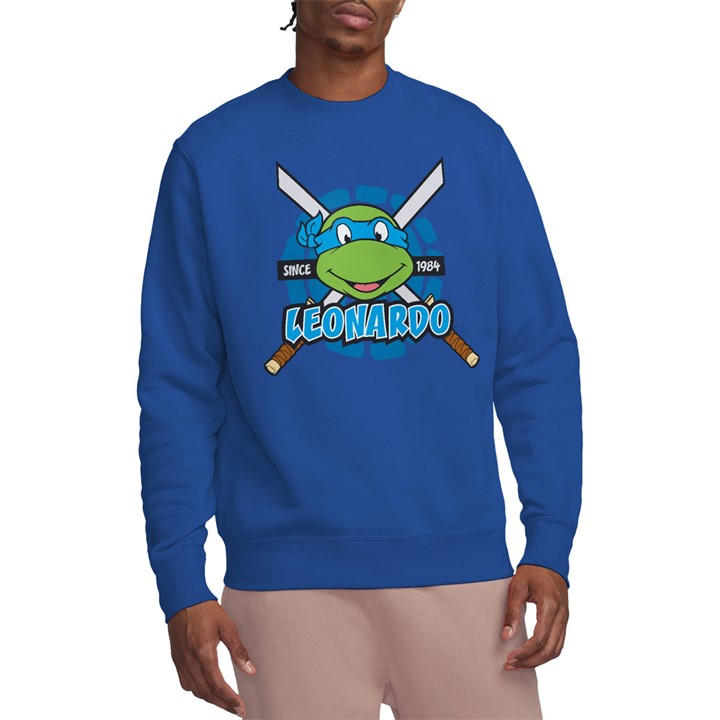 Teenage Mutant Ninja Turtles Men's Blue Tmnt Leonardo Since 1984 Crew Sweatshirt Royal Bl in Size 2XL, Sports Direct