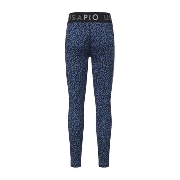 Navy Leopard - USA Pro - Training Tight Legging Junior Girls