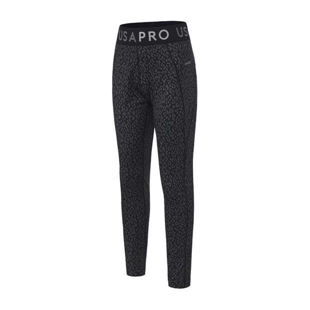 Black Leopard - USA Pro - Training Tight Legging Junior Girls