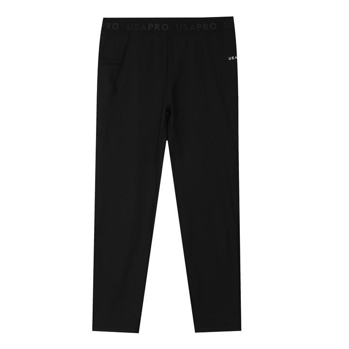 Usa Pro Girls Black Training Tight Legging in Size 11 - 12 Years, Sports Direct