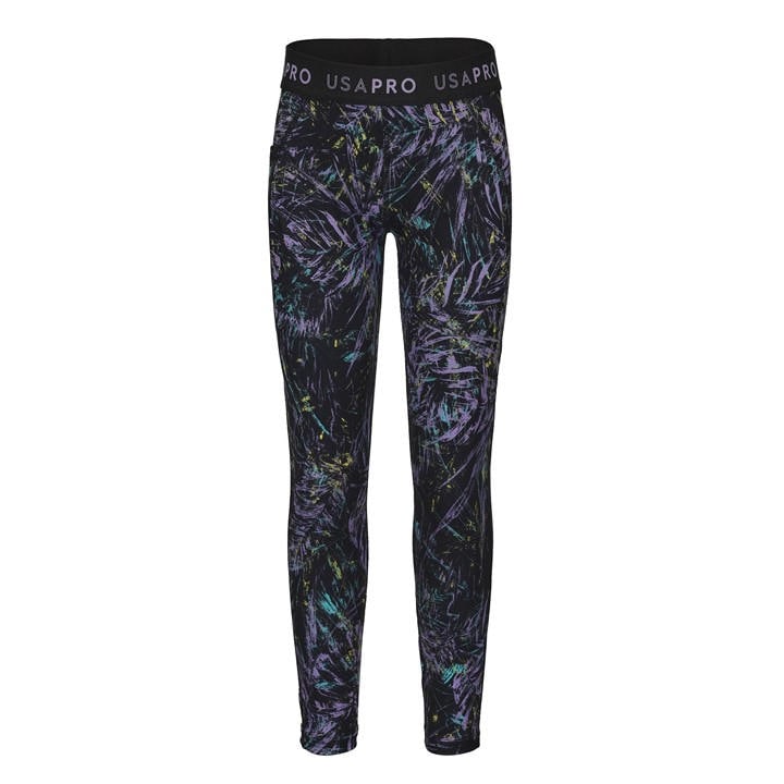 Usa Pro Girls  Training Tight Legging in Size 13 Years, Sports Direct
