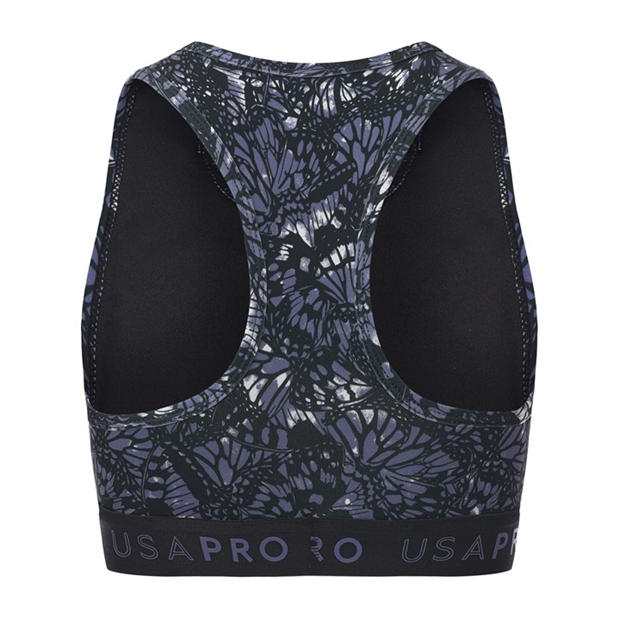 Black Butterfly - USA Pro - Fitness Crop Top Junior Girls
