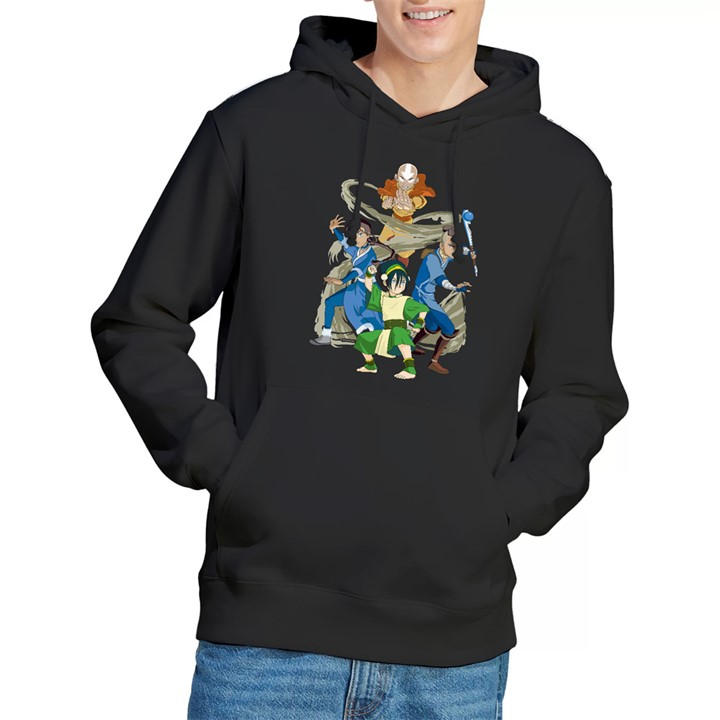 Men's Black Other Avatar The Last Airbender Team Avatar Elets Hoo in Size L, Sports Direct