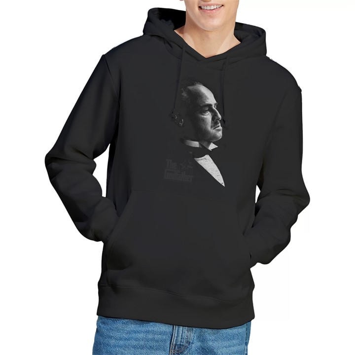 Men's Black Other Godfather Graphic Vito Hoodie in Size L, Sports Direct
