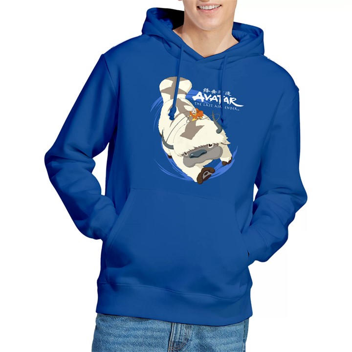 Men's Blue Other Avatar The Last Airbender Appa In Flight Hoodie R in Size 2XL, Sports Direct