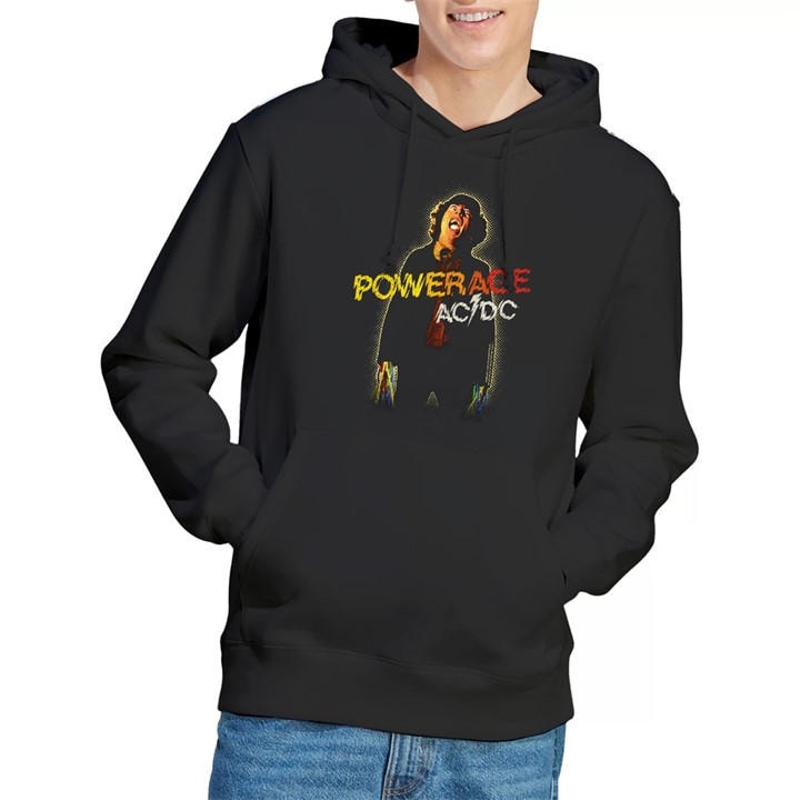Acdc Men's Black Ac Dc Powerage Hoodie in Size 2XL, Sports Direct