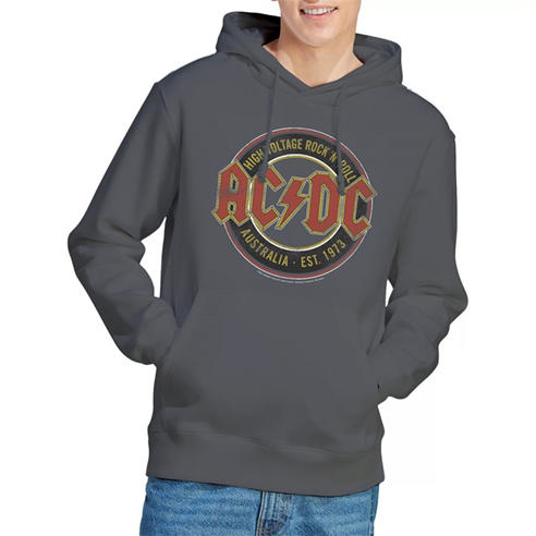 ACDC - AC DC Est. 73 Hoodie Charcoal