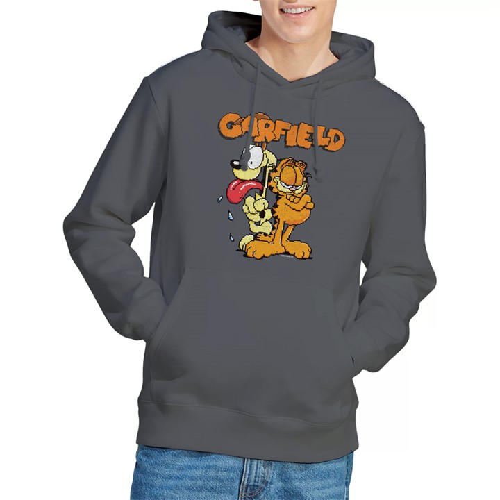 Garfield Men's Grey The Game Hoodie Charcoal in Size 2XL, Sports Direct