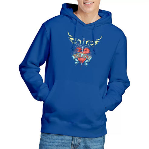 Bon Jovi - Bon Jovi Daggered Hoodie Black