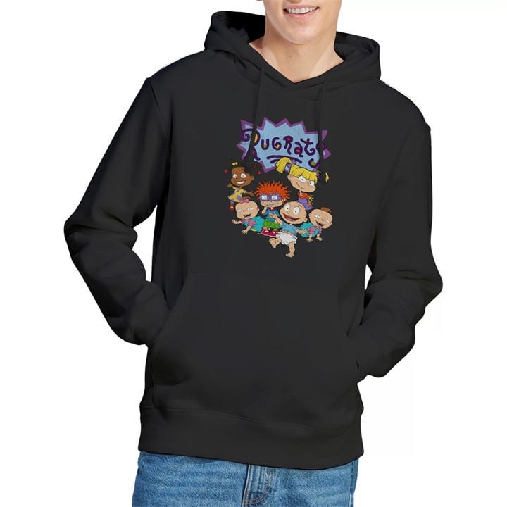 Nickelodeon Men's Black Rugrats Rugrats Group Hoodie in Size XL, Sports Direct