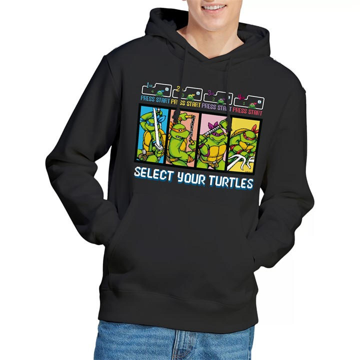 Teenage Mutant Ninja Turtles Men's Black Tmnt Select Your Turtles Hoodie in Size XL, Sports Direct