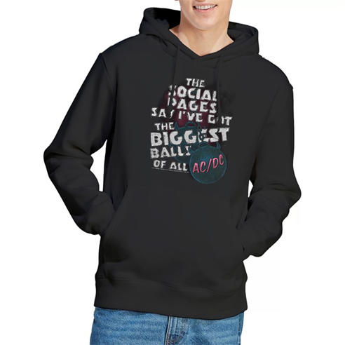ACDC - AC DC Big Balls Hoddie Black