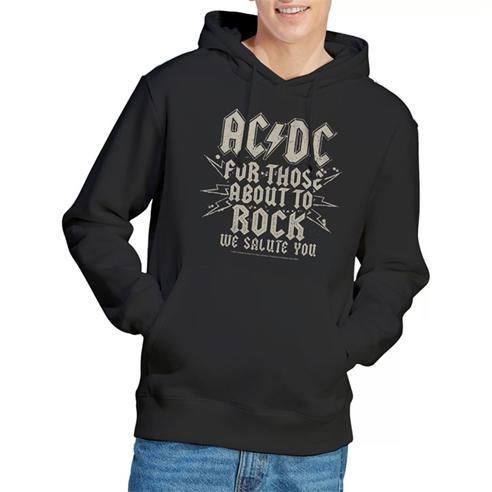ACDC - AC DC Salute Hoddie Black