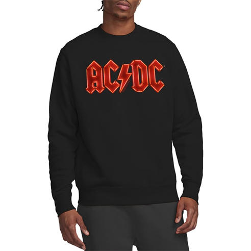 ACDC - AC DC Pwr Up Logo Crew Sweatshirt Black