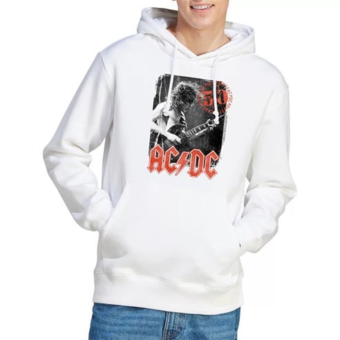 ACDC - AC DC Stamp Poster Unisex Hoodie White