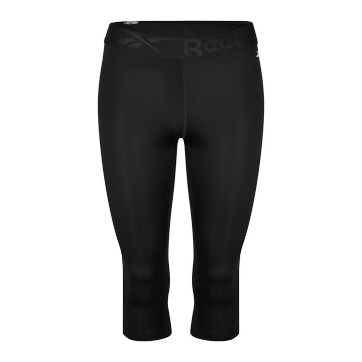 Reebok Women's Black Performance Gym Legging in Size 4, Sports Direct