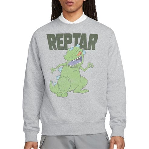 Nickelodeon - Rugrats Reptar Big Crew Sweatshirt Athletic Heath