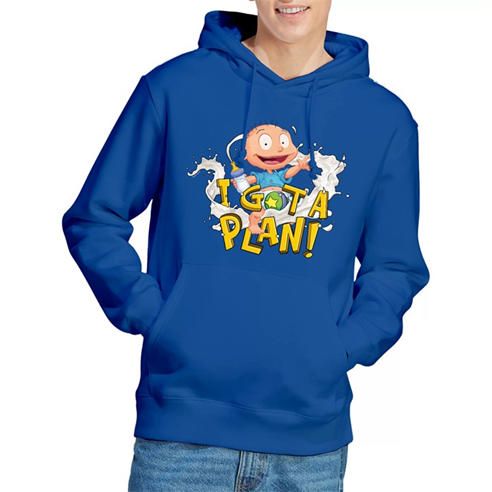 Nickelodeon - Rugrats Tommy Pickles Has A Plan Hoddie Royal Blu