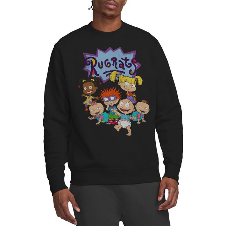 Nickelodeon Men's Black Rugrats Rugrats Group Crew Sweatshirt in Size 2XL, Sports Direct