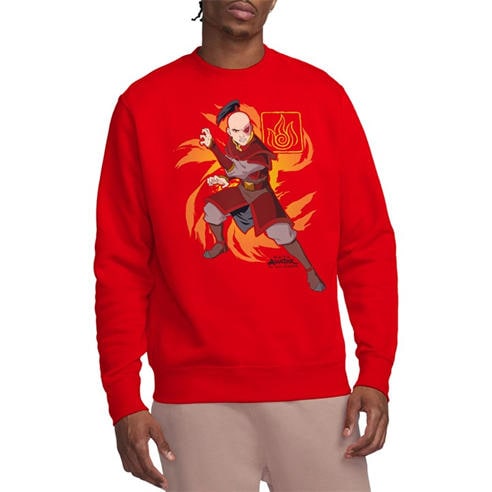 Nickelodeon - Avatar The Last Airbender Zuko Flame Burst Crew Sw