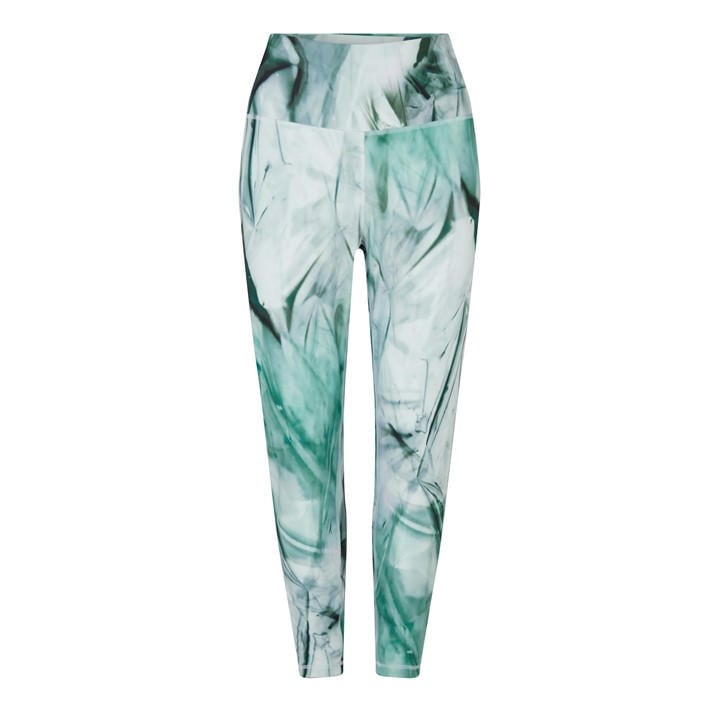 Reebok Women's  Lux Bold High-Waisted Liquid Abyss Print Performance Gym Legging in Size 4, Sports Direct
