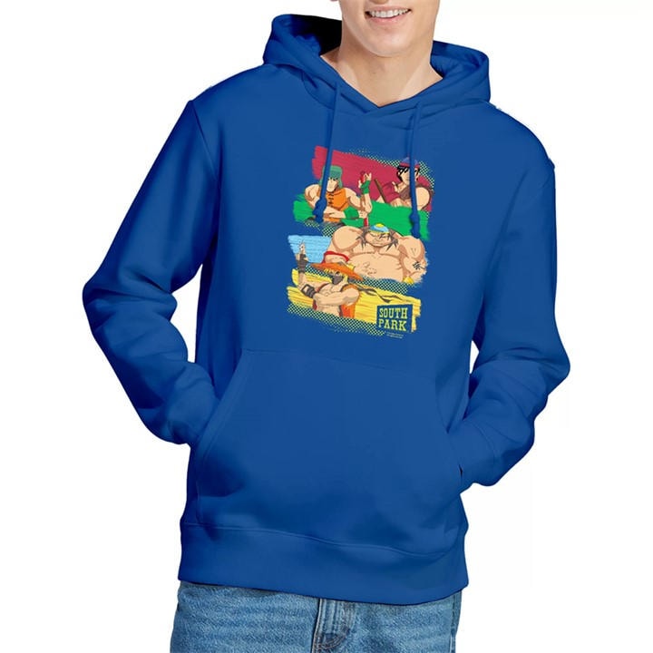 South Park Men's Black Anime Hoodie in Size L, Sports Direct